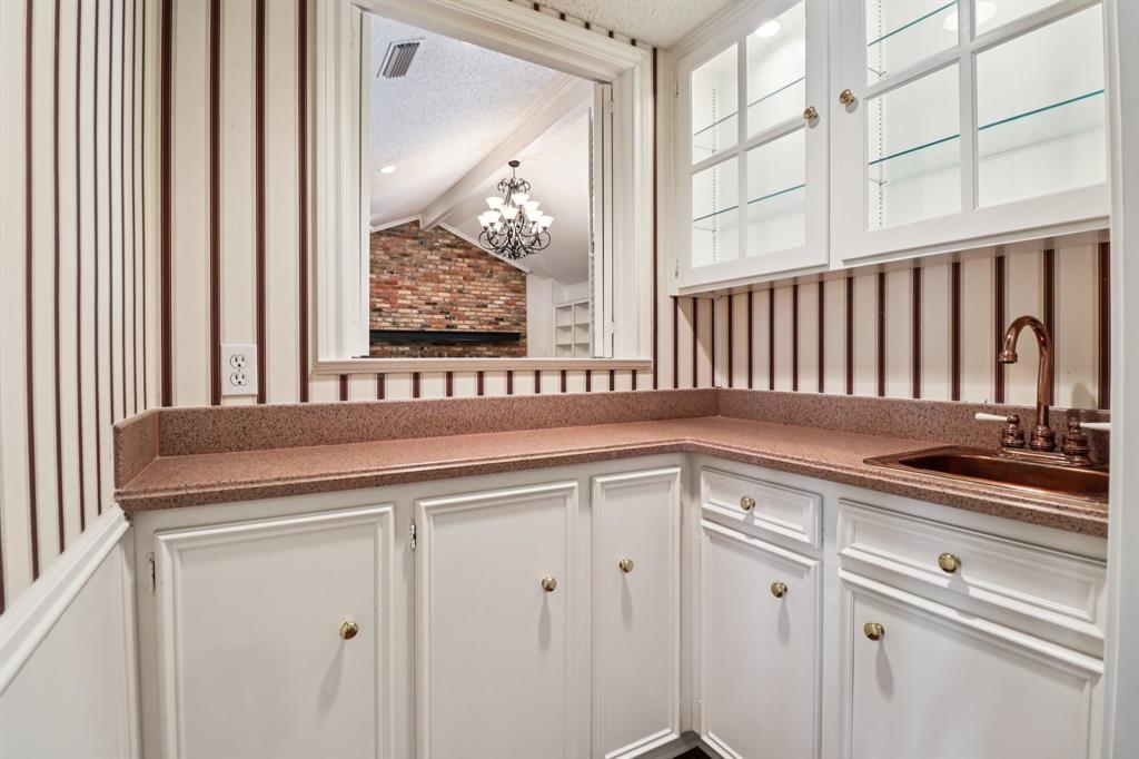1015 Crowley Road Arlington, TX 76012 - Photo 12 of 36 a view of a kitchen from a window
