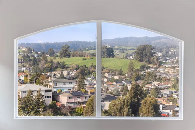 a view of a city from a window