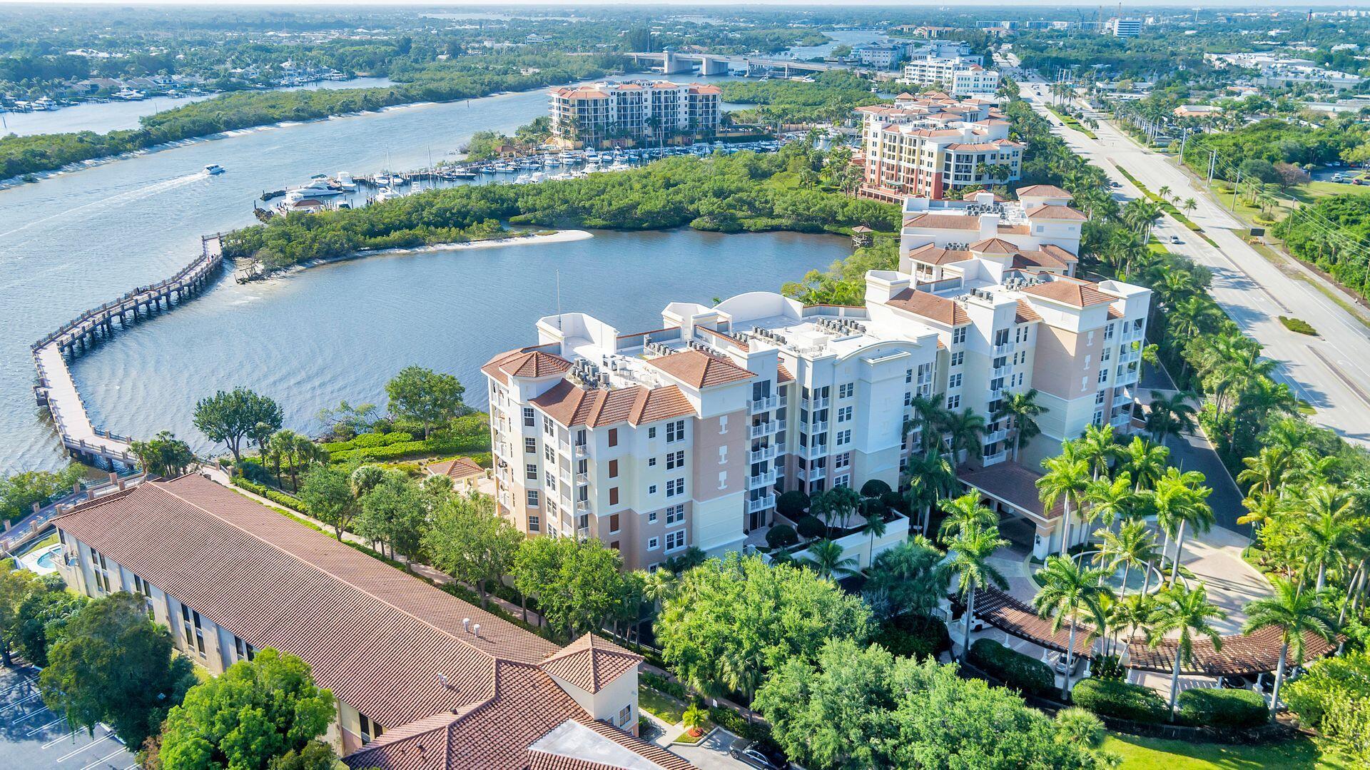 700 Highway 1, Unit 401 Jupiter, FL 33477 - Photo 2 of 39 an aerial view of a city with a lake view