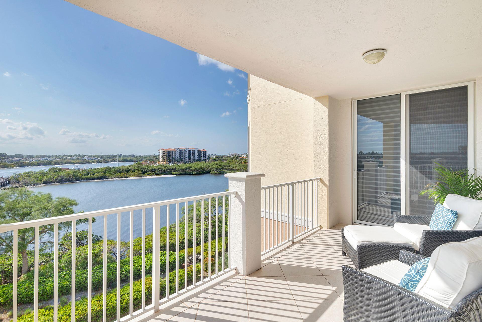 700 Highway 1, Unit 401 Jupiter, FL 33477 - Photo 5 of 39 a balcony with wooden floor