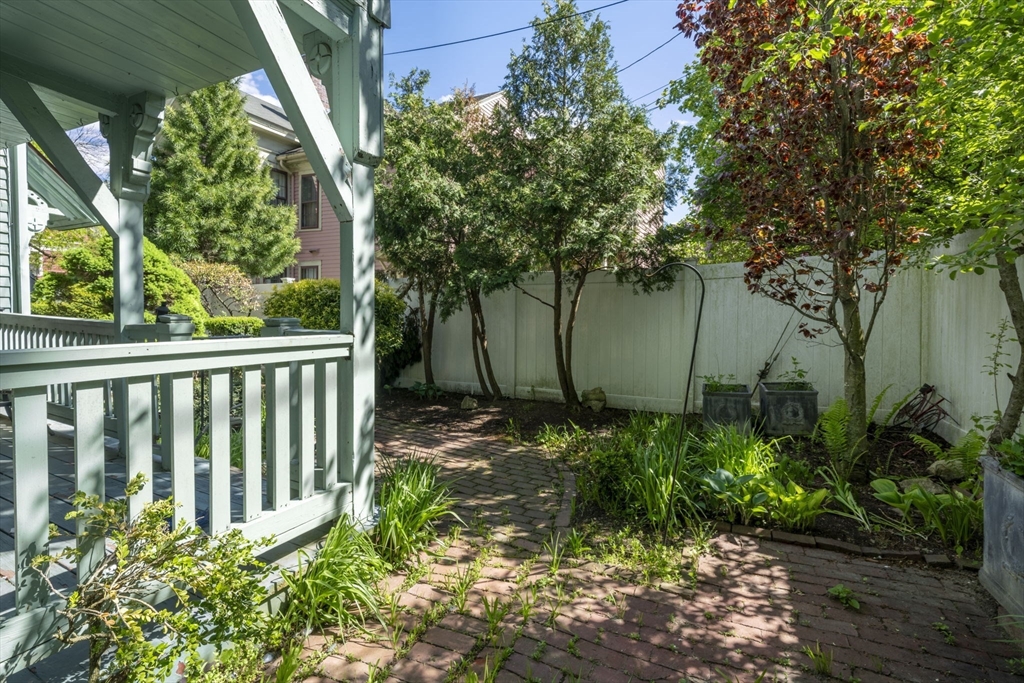 12 Crown Street Worcester, MA 01609 - Photo 41 of 42 a view of a garden with plants