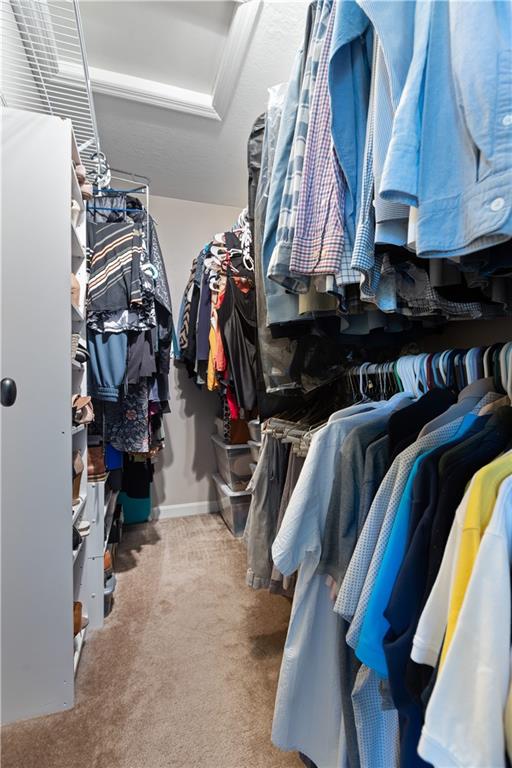 102 Castle View Drive McKees Rocks, PA 15136 - Photo 26 of 30 a view of walk in closet with clothes and shoes