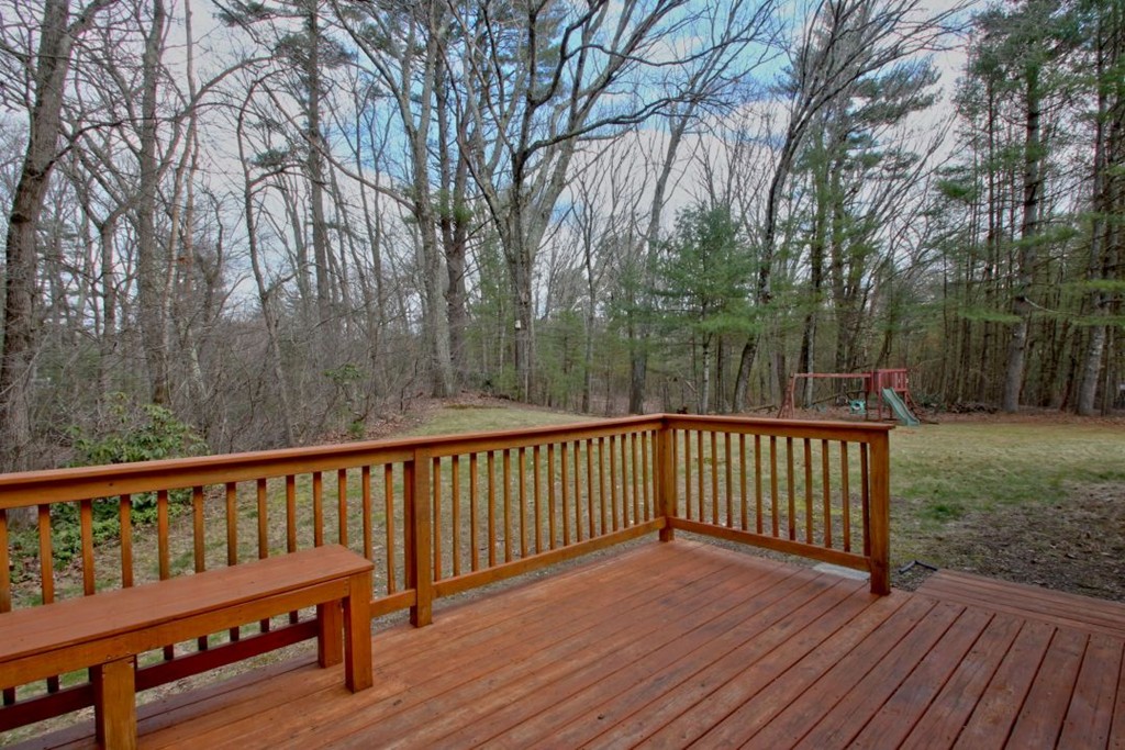 23 Campbell Road Wayland, MA 01778 - Photo 23 of 24 a view of wooden deck with mountain view