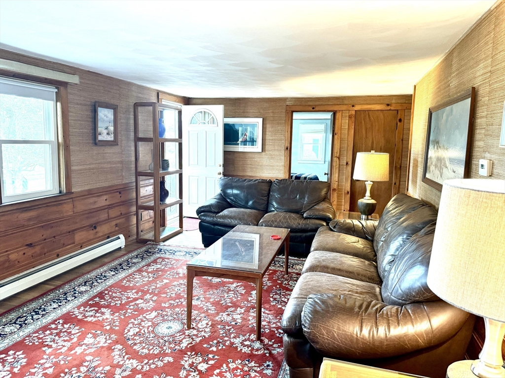 24 Shore Road West Dennis, MA 02670 - Photo 6 of 28 a living room with furniture and a rug