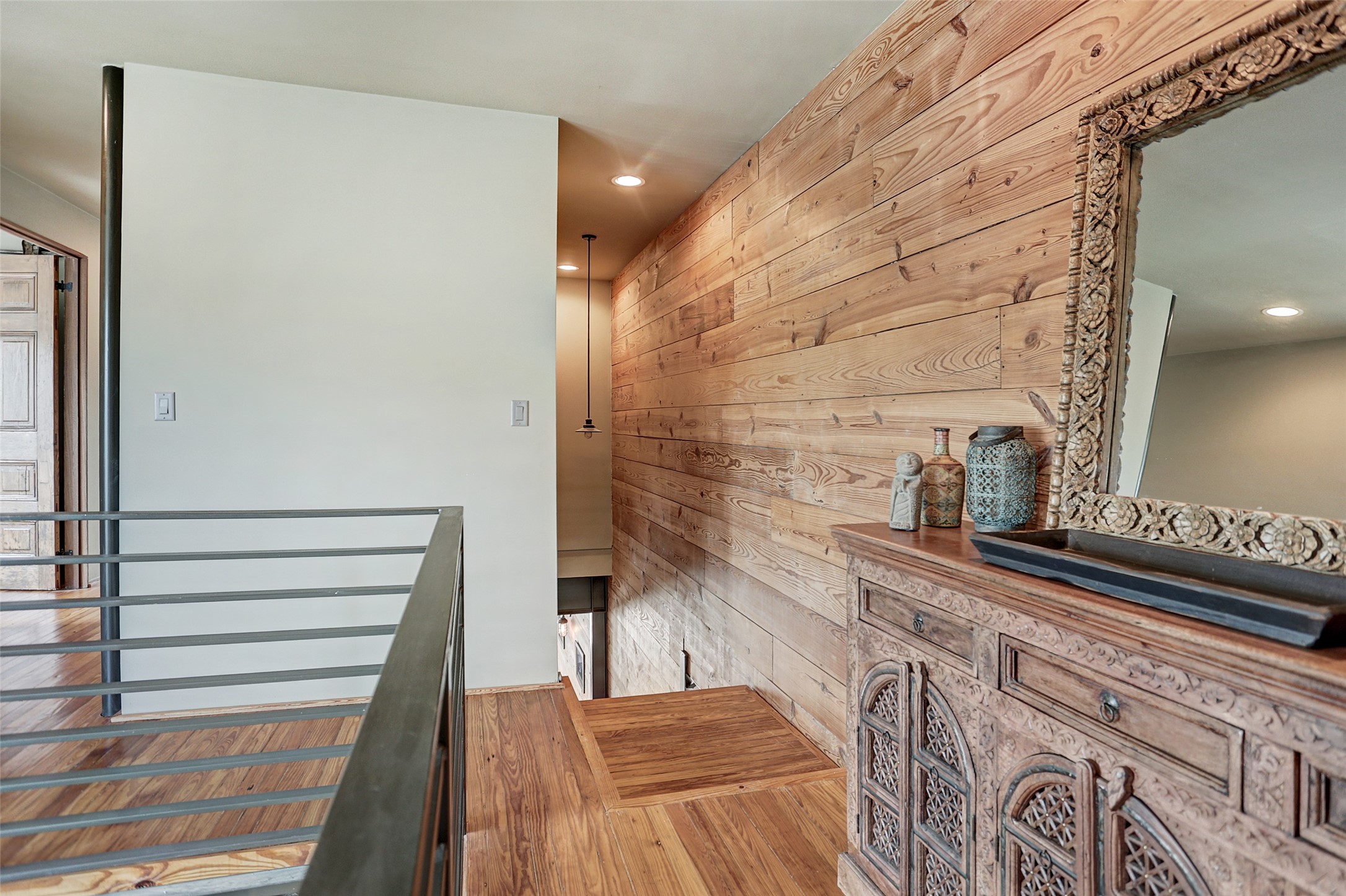 808 Coronado Street Houston, TX 77009 - Photo 42 of 50 a view of hallway with wooden floor