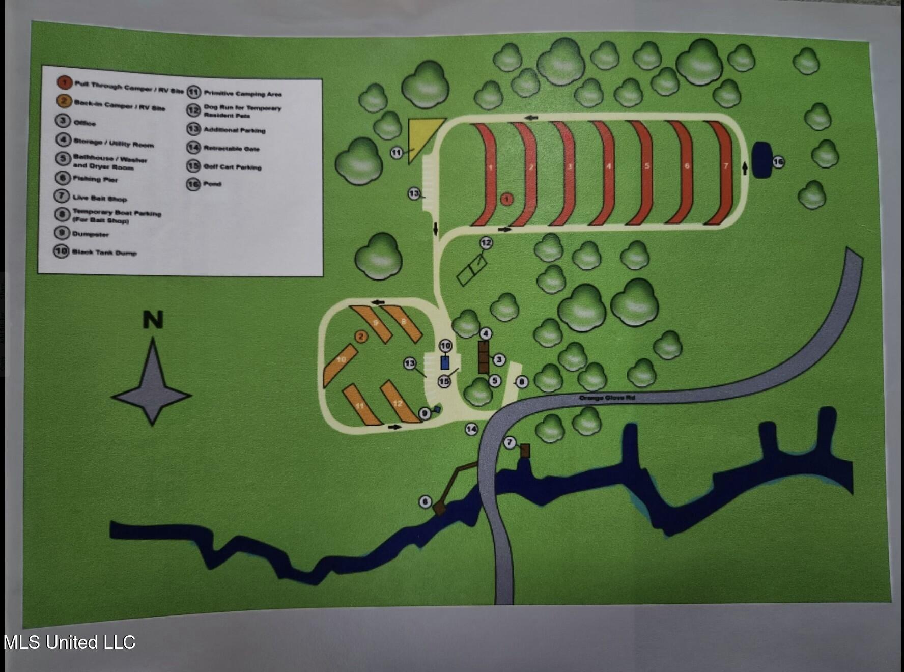 4009 Orange Grove Road Moss Point, MS 39562 - Photo 32 of 34 Plan for RV park