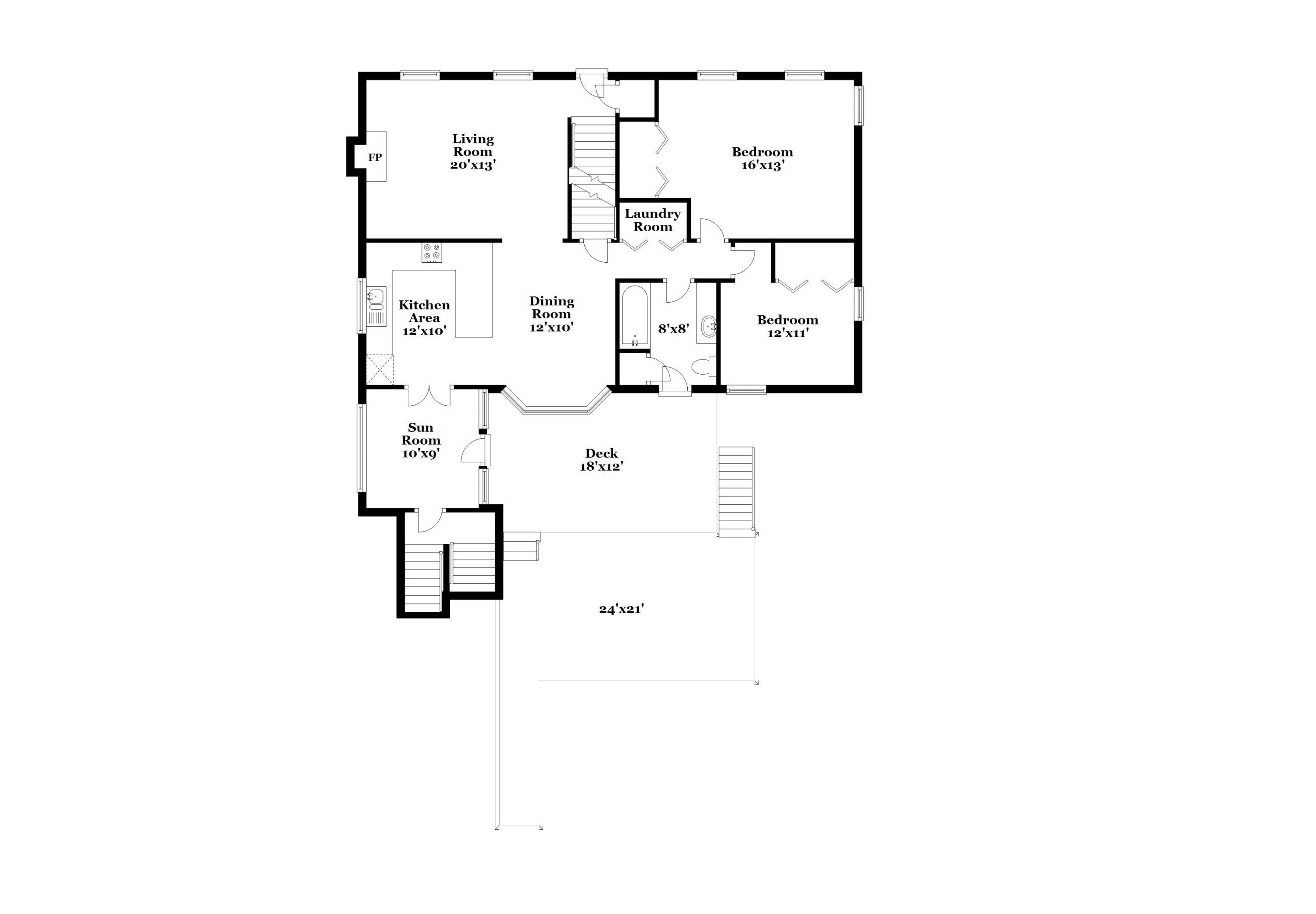 6 Sachem Drive Brewster, MA 02631 - Photo 38 of 40 Main Level Floor Plan