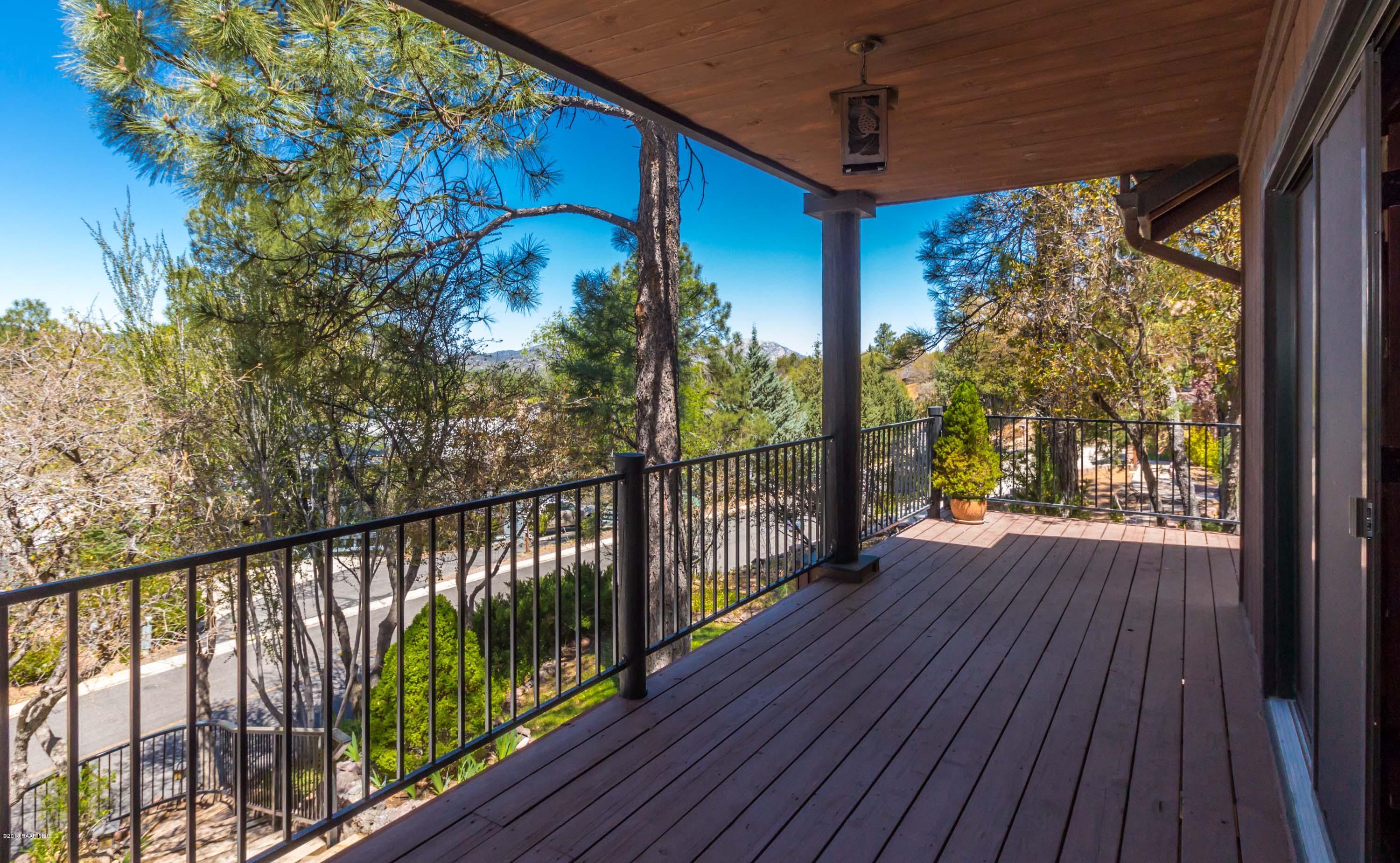 1261 Tanglewood Road Prescott, AZ 86303 - Photo 10 of 36 a view of balcony with wooden floor