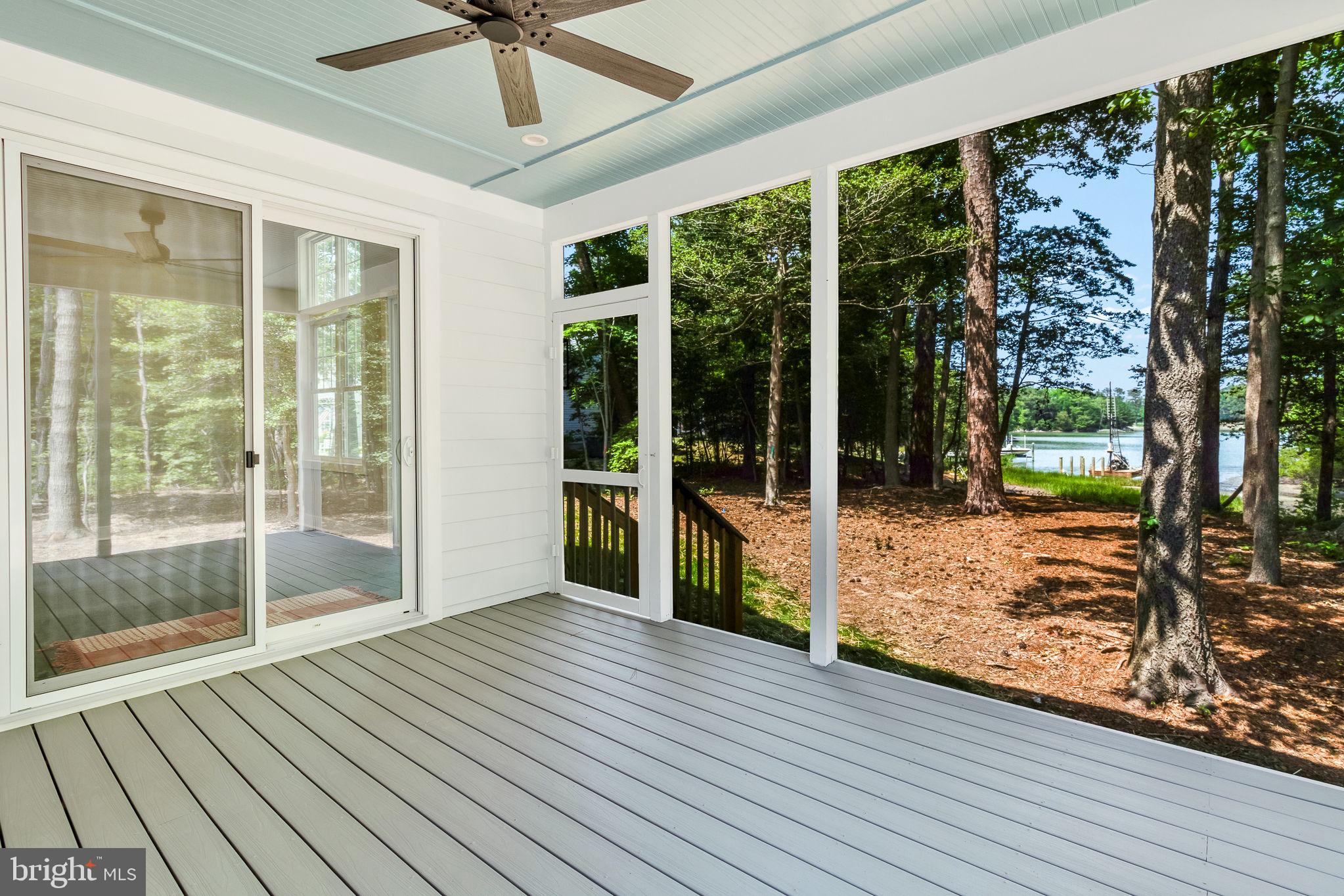 57 Waterman's Way Reedville, VA 22539 - Photo 21 of 43 GREAT screen porch, ceiling fan, recessed lights