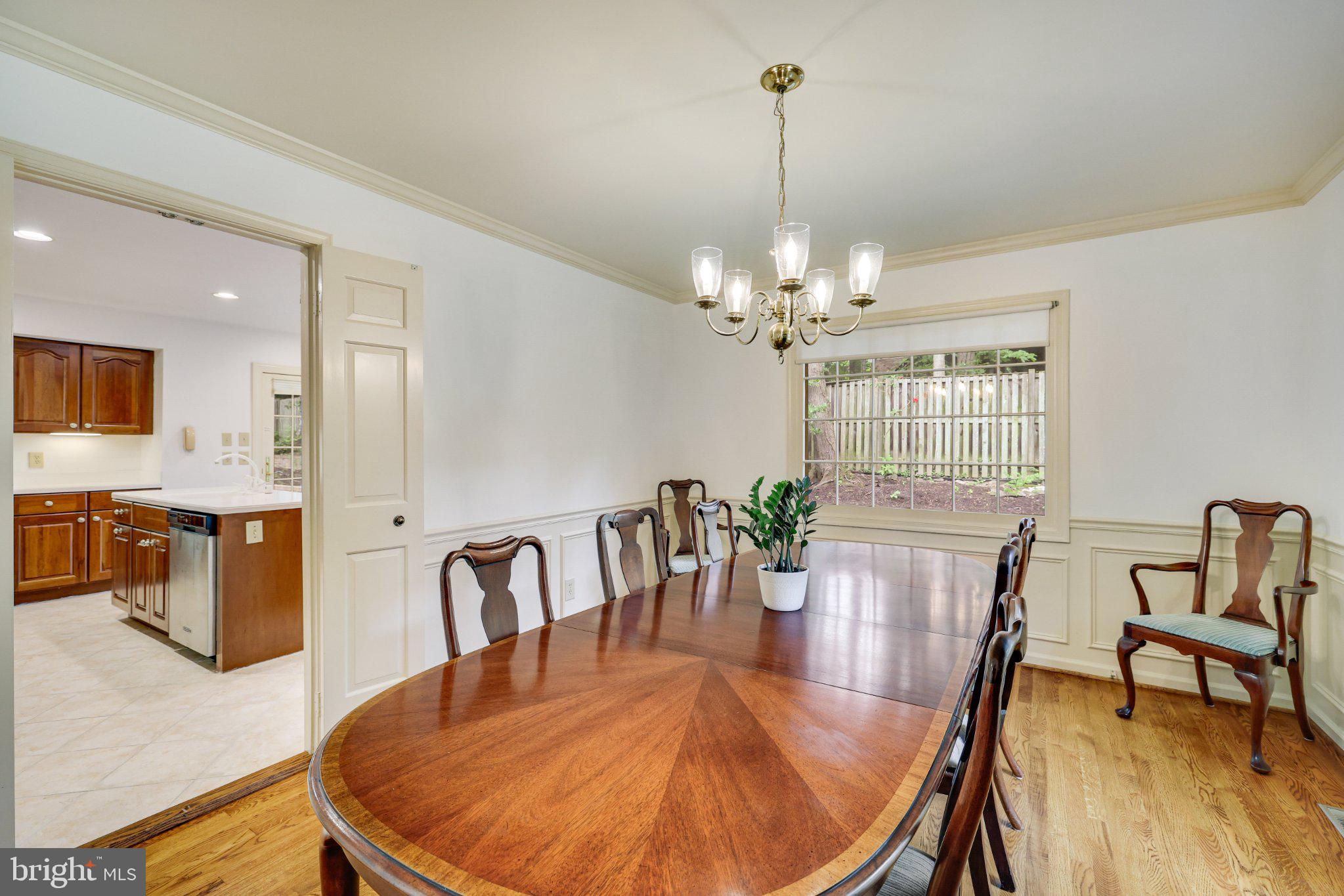 1427 Laurel Hill Road Vienna, VA 22182 - Photo 15 of 57 Elegant dining space with natural light.