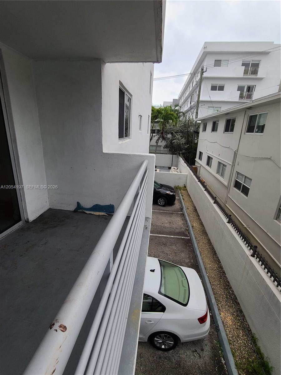 1605 Bay Road, Unit 206 Miami Beach, FL 33139 - Photo 41 of 43 Very deep balcony, ready for your cozy outdoor furniture!