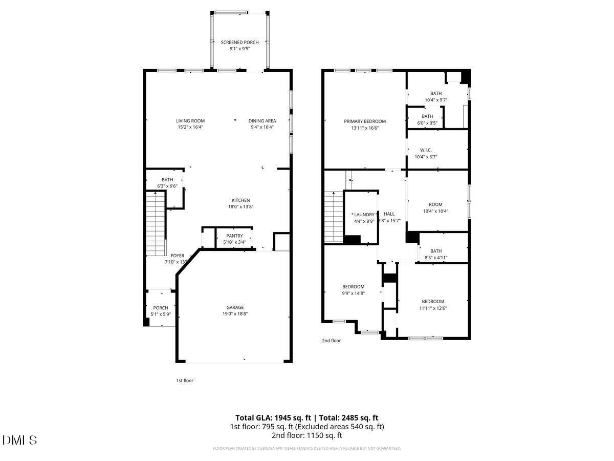 5052 Tura Street Raleigh, NC 27610 - Photo 44 of 47 a picture of a floor plan
