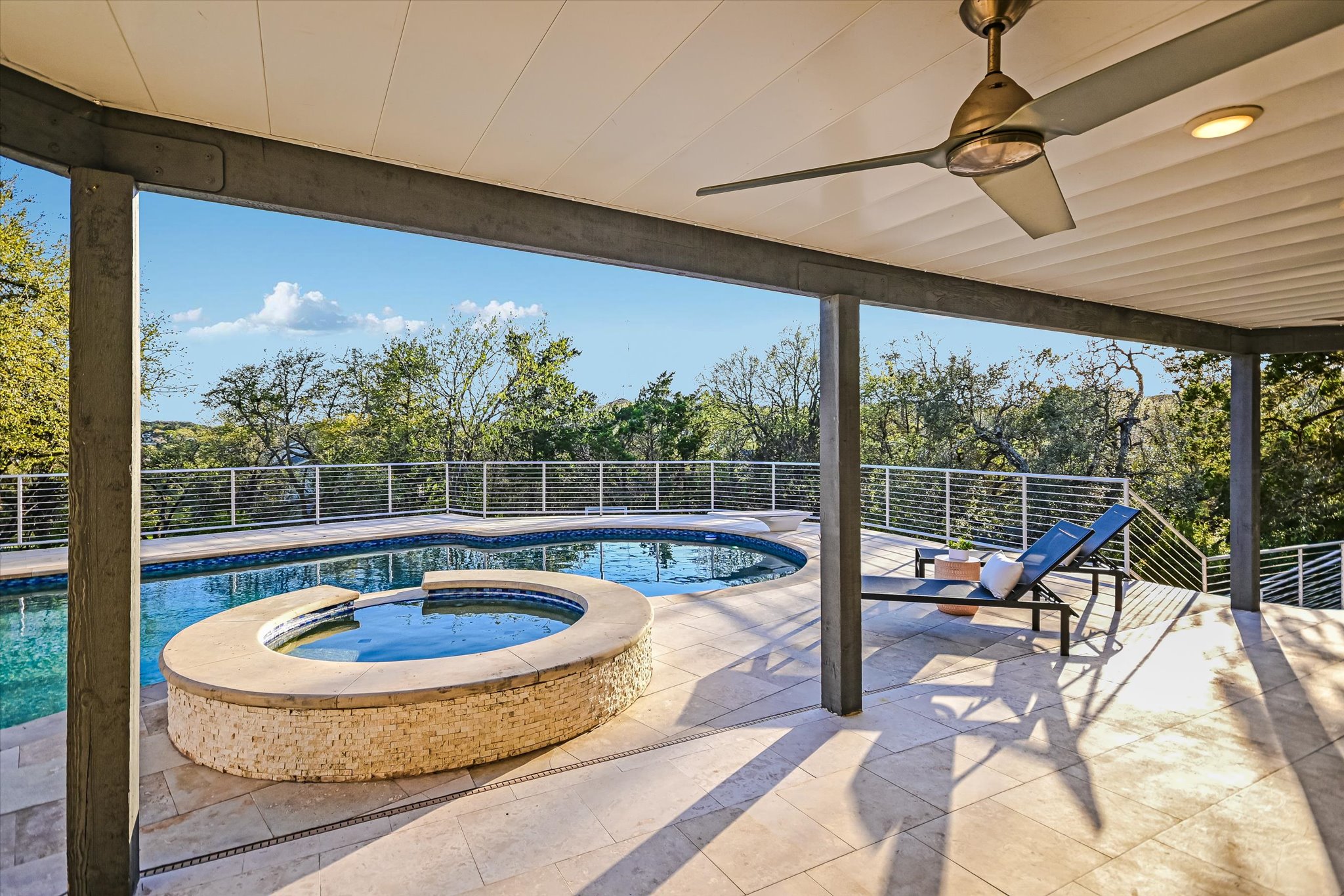 14 Rob Roy Road Austin, TX 78746 - Photo 31 of 40 The pool and spa are just a few steps away from the downstairs Gameroom
