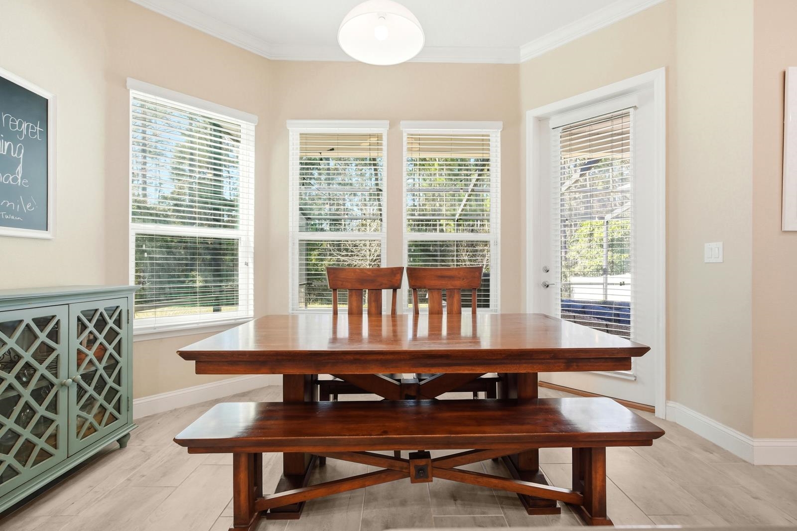 170 Antolin Way St. Augustine, FL 32095 - Photo 28 of 85 Dining space with light wood-style floors and ornamental molding