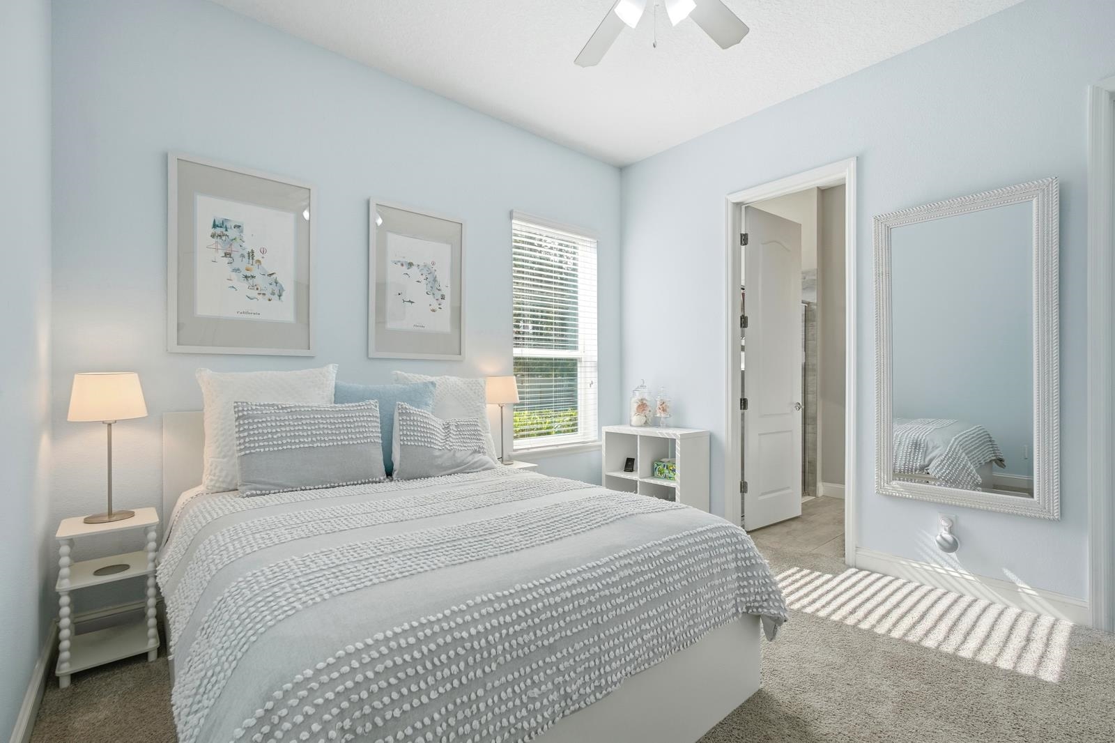 170 Antolin Way St. Augustine, FL 32095 - Photo 35 of 85 Carpeted bedroom featuring baseboards and a ceiling fan