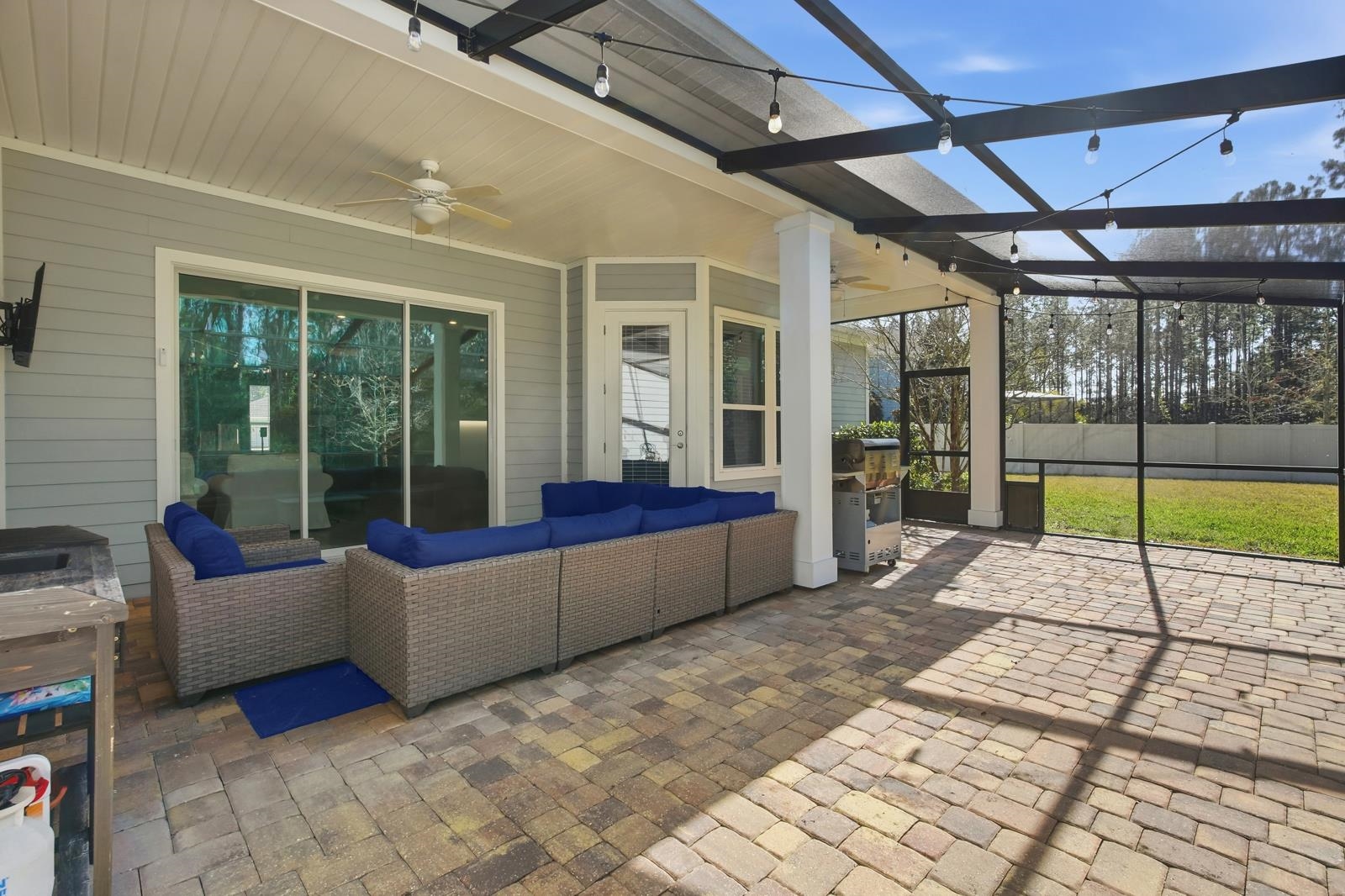 170 Antolin Way St. Augustine, FL 32095 - Photo 45 of 85 Sunroom with ceiling fan, outdoor lounge area, a patio area, and plenty of natural light