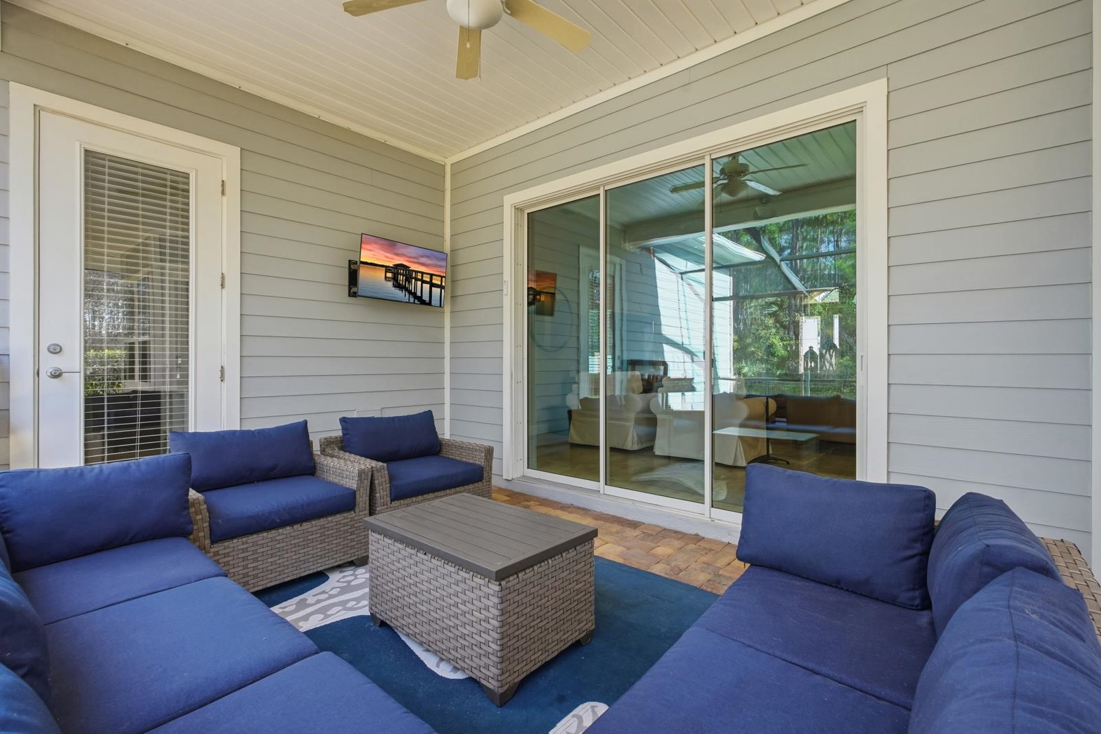 170 Antolin Way St. Augustine, FL 32095 - Photo 46 of 85 View of patio featuring an outdoor living space and ceiling fan