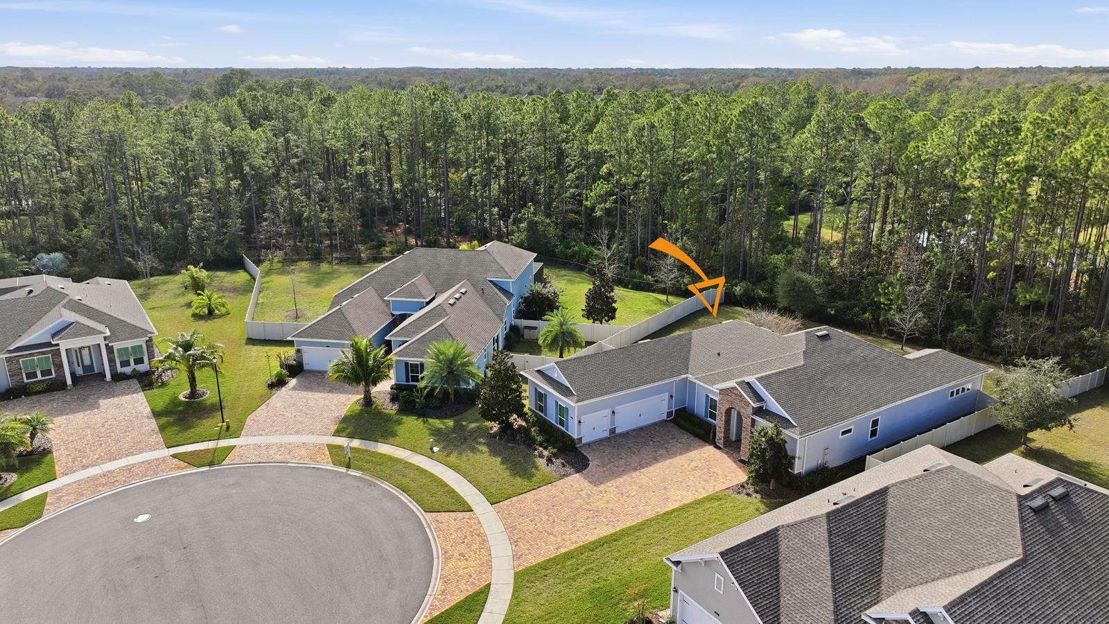 170 Antolin Way St. Augustine, FL 32095 - Photo 75 of 85 an aerial view of a house with a yard basket ball court and outdoor seating