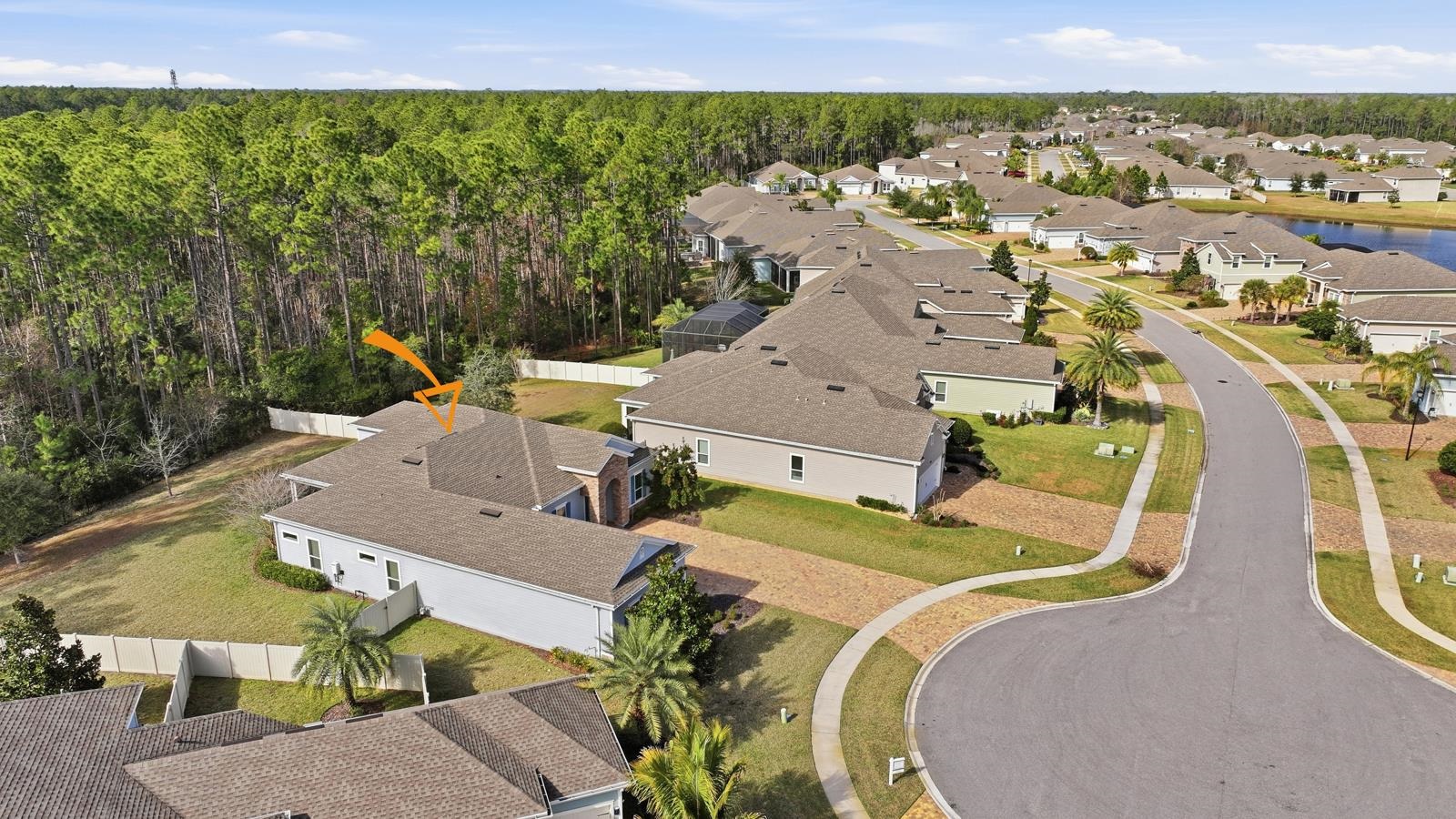 170 Antolin Way St. Augustine, FL 32095 - Photo 77 of 85 an aerial view of a house with a swimming pool