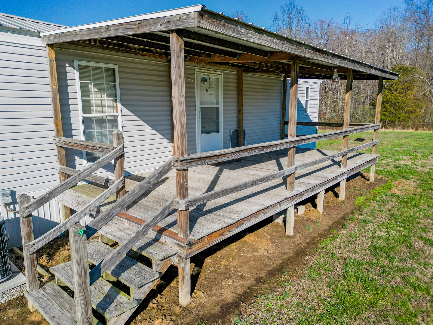 24555 Legion Road Stonefort, IL 62987 - Photo 30 of 41 a view of wooden house with a large window