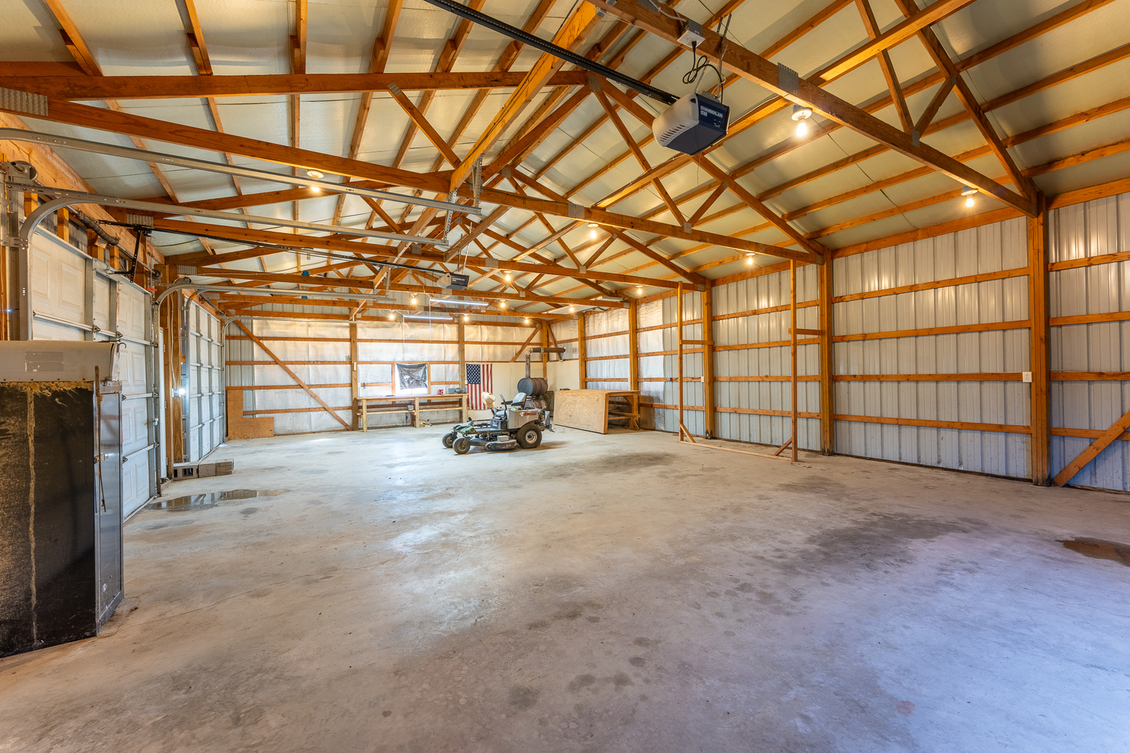 24555 Legion Road Stonefort, IL 62987 - Photo 35 of 41 a view of a room with wooden walls