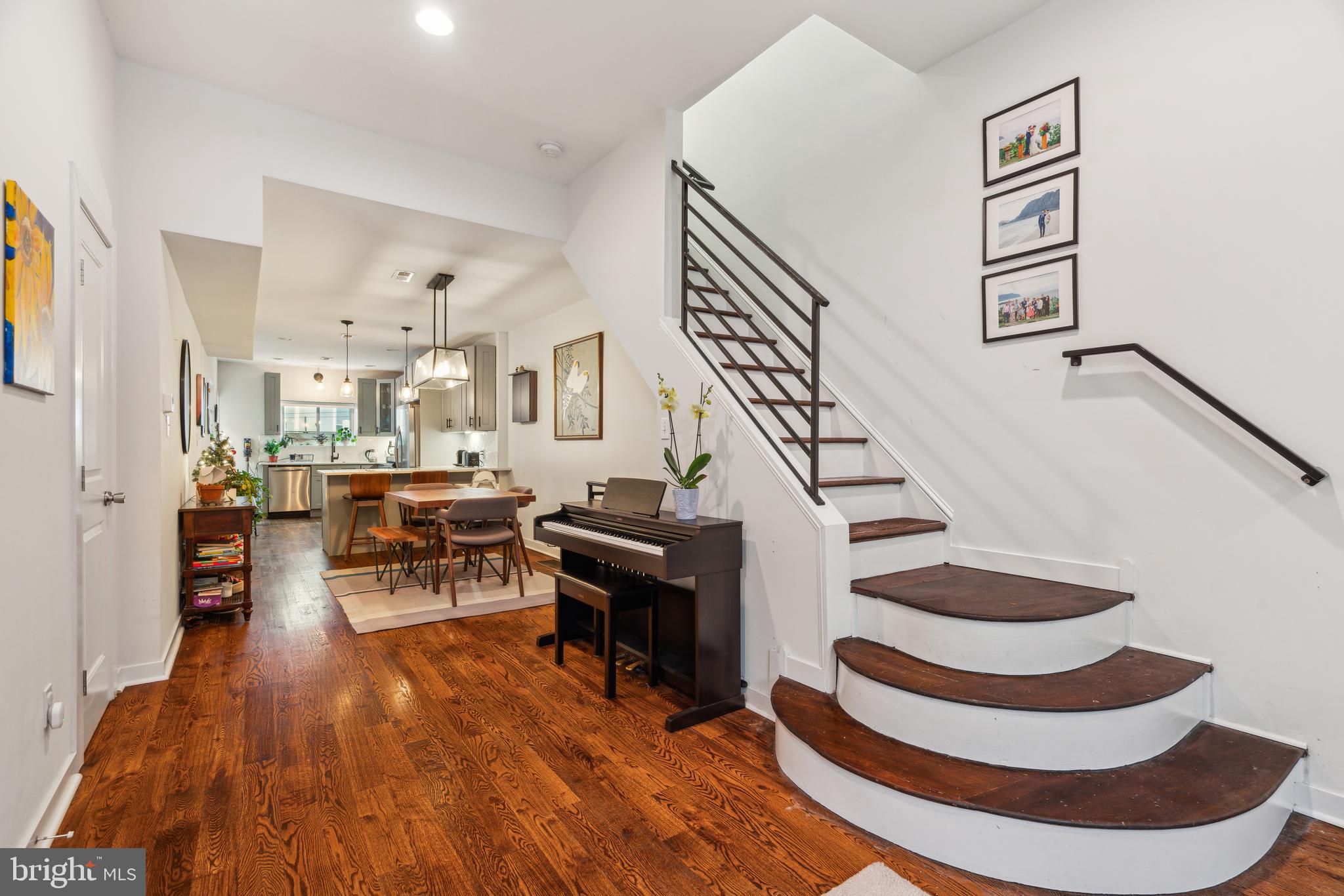 1319 Tasker Street Philadelphia, PA 19148 - Photo 3 of 23 a living room with furniture and wooden floor