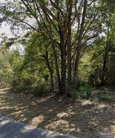 a view of yard with green space