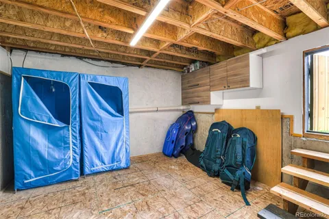 a view of front door of house