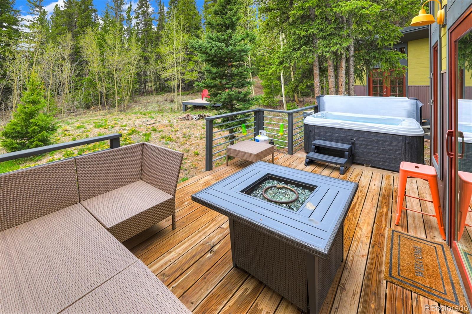 3049 County Road 6 Alma, CO 80420 - Photo 35 of 43 a view of a two chairs in the balcony