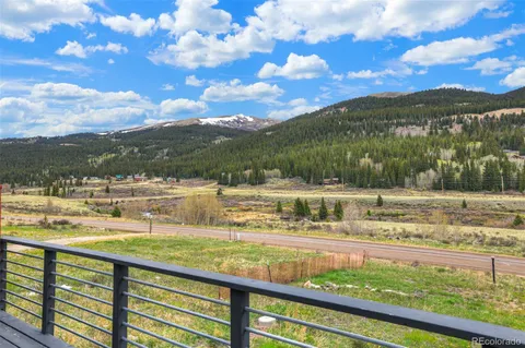 a view of lake with mountain