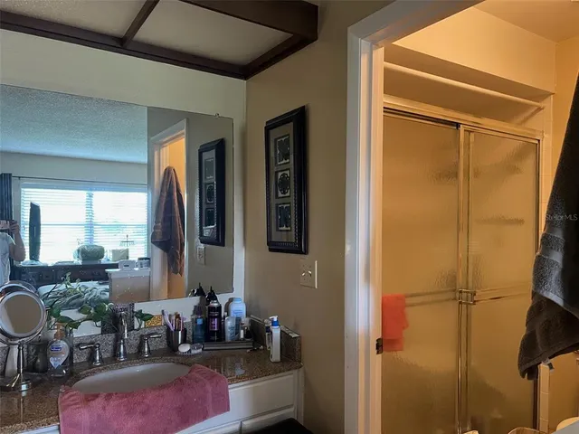 a room with furniture and a window