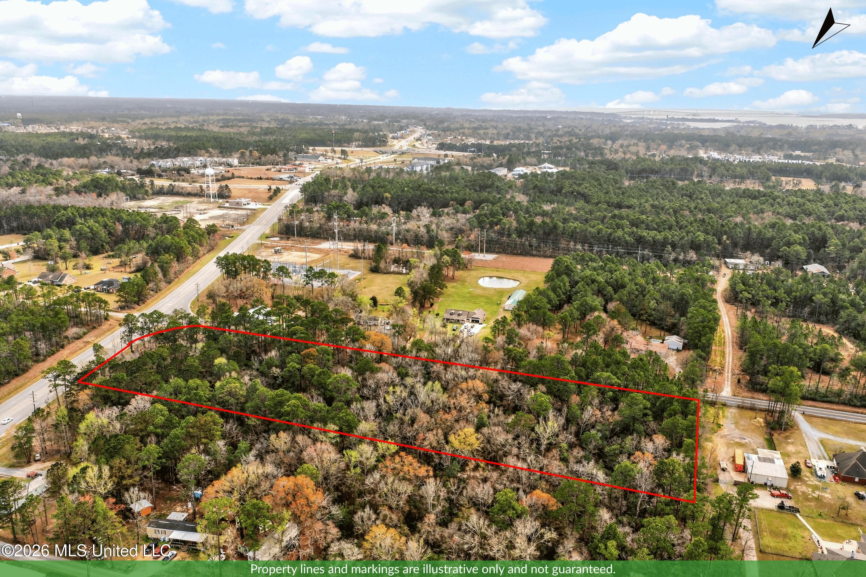 0 Tucker Road Biloxi, MS 39532 - Photo 13 of 16 Aerial South