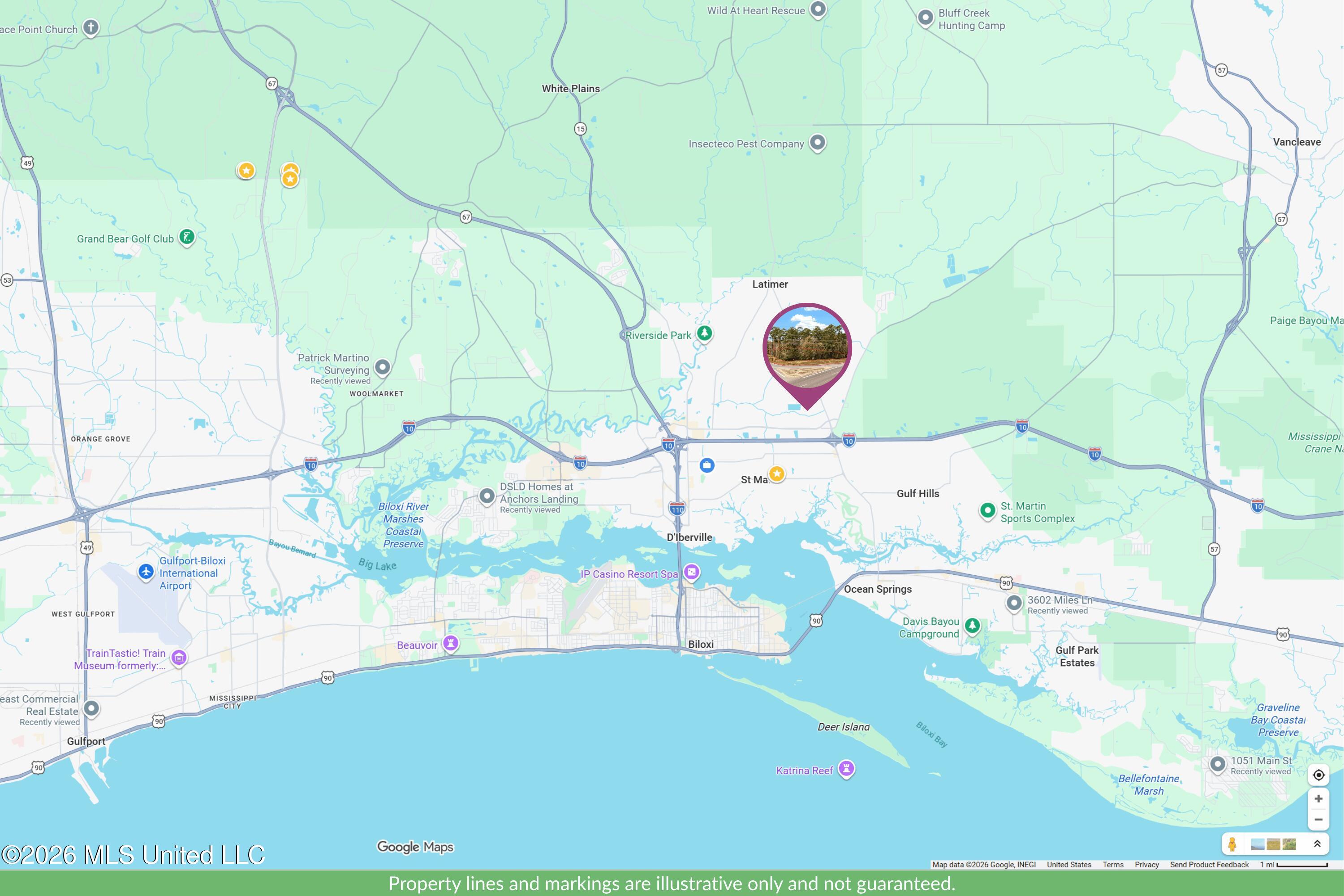 0 Tucker Road Biloxi, MS 39532 - Photo 6 of 16 Area Overview