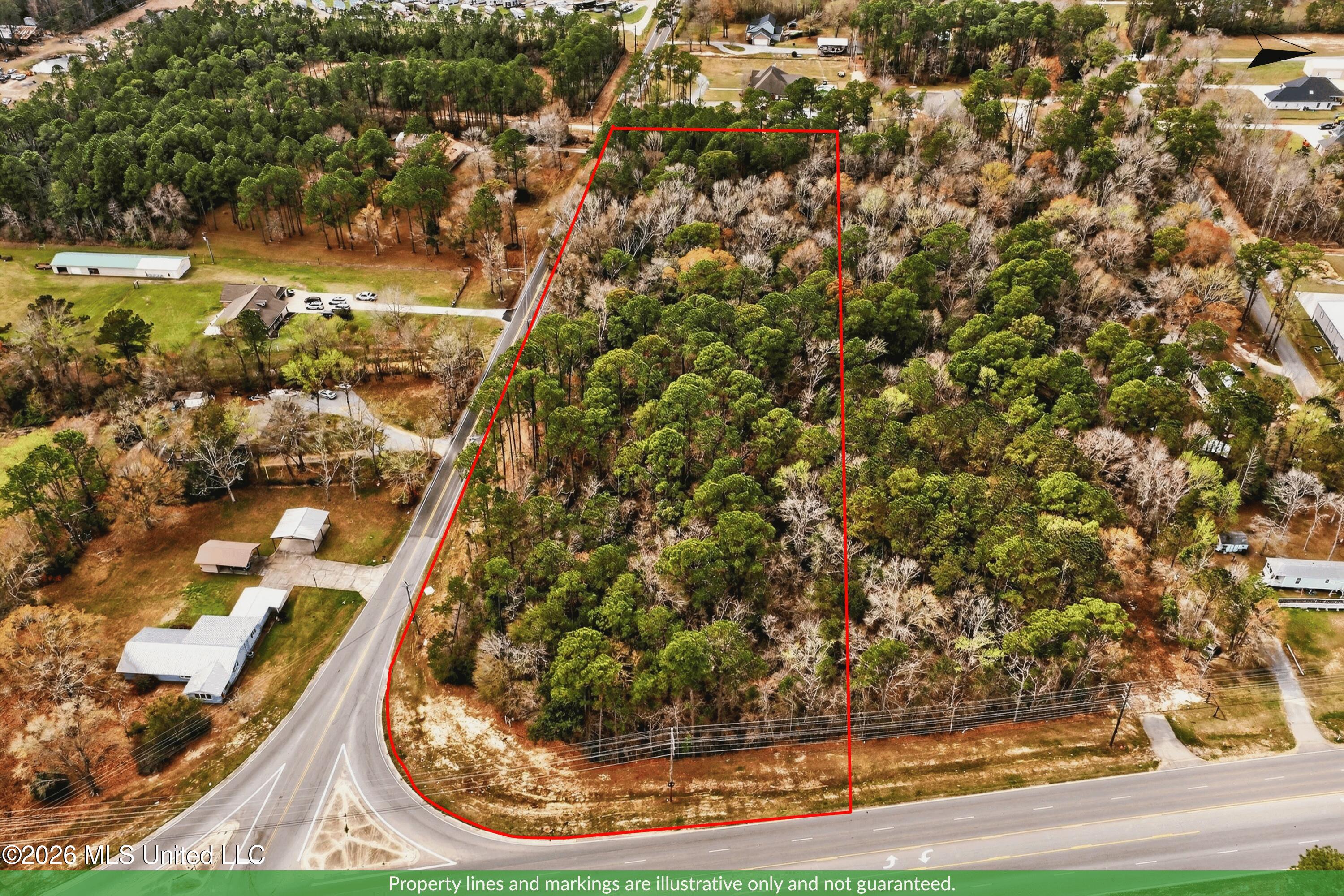 0 Tucker Road Biloxi, MS 39532 - Photo 10 of 16 Aerial West