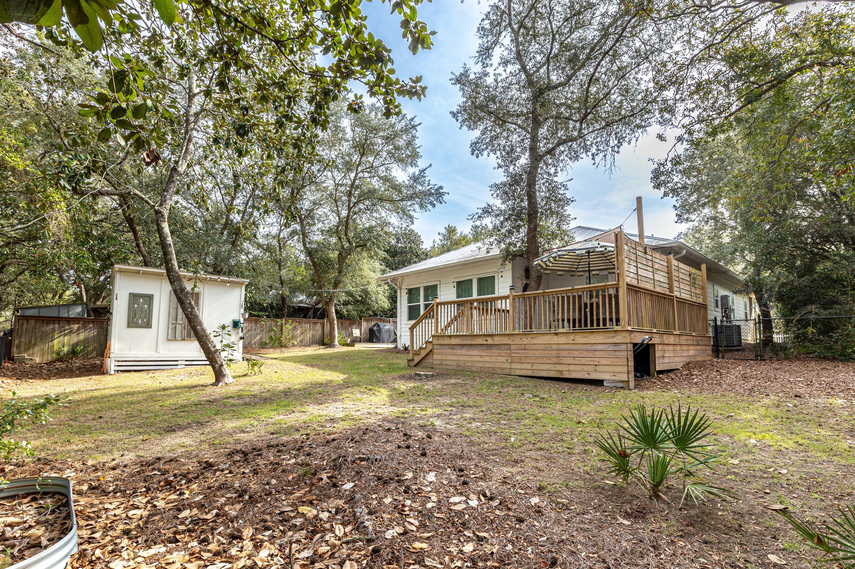 247 North Bishop Road Santa Rosa Beach, FL 32459 - Photo 43 of 52 Back Yard