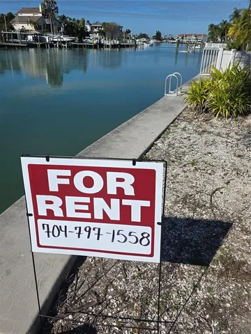 a sign broad on lake