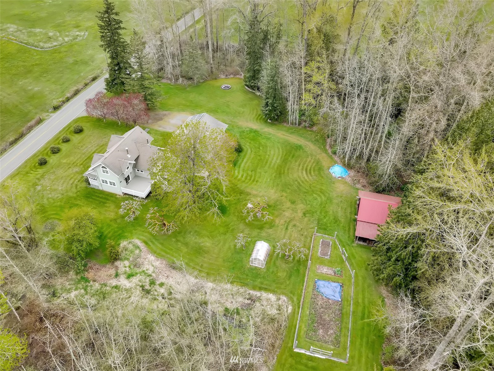 1368 Huntley Road Bellingham, WA 98226 - Photo 7 of 36 a bird view of lake