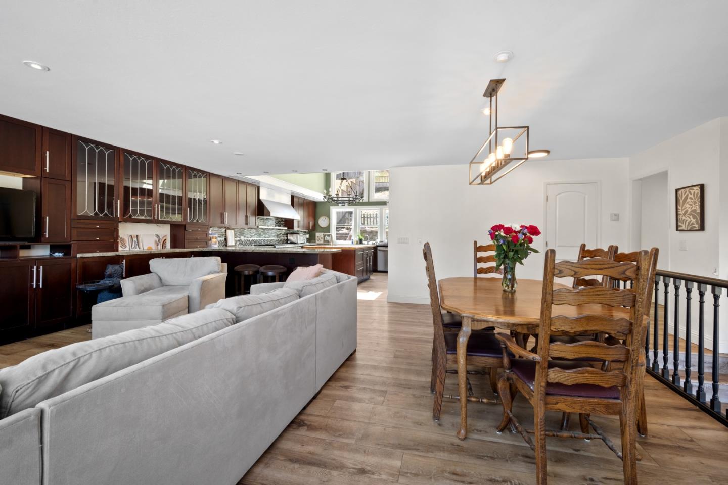 970 Park Pacifica Avenue Pacifica, CA 94044 - Photo 9 of 61 a living room with furniture and kitchen view
