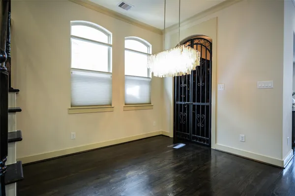 a close view of walk in closet