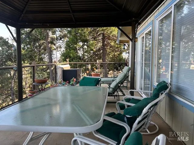 a view of front door