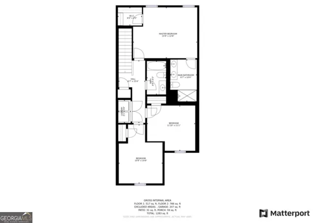 a picture of a floor plan
