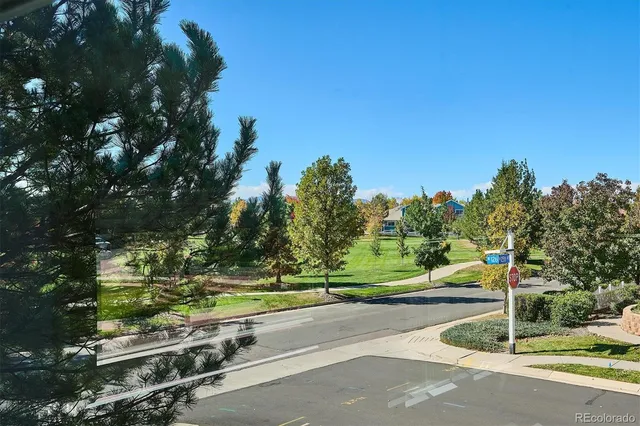 a view of a street sign