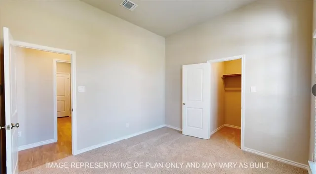 a view of an empty room