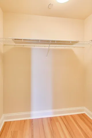 a view of a room with an empty space