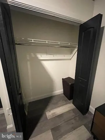 a view of closet area