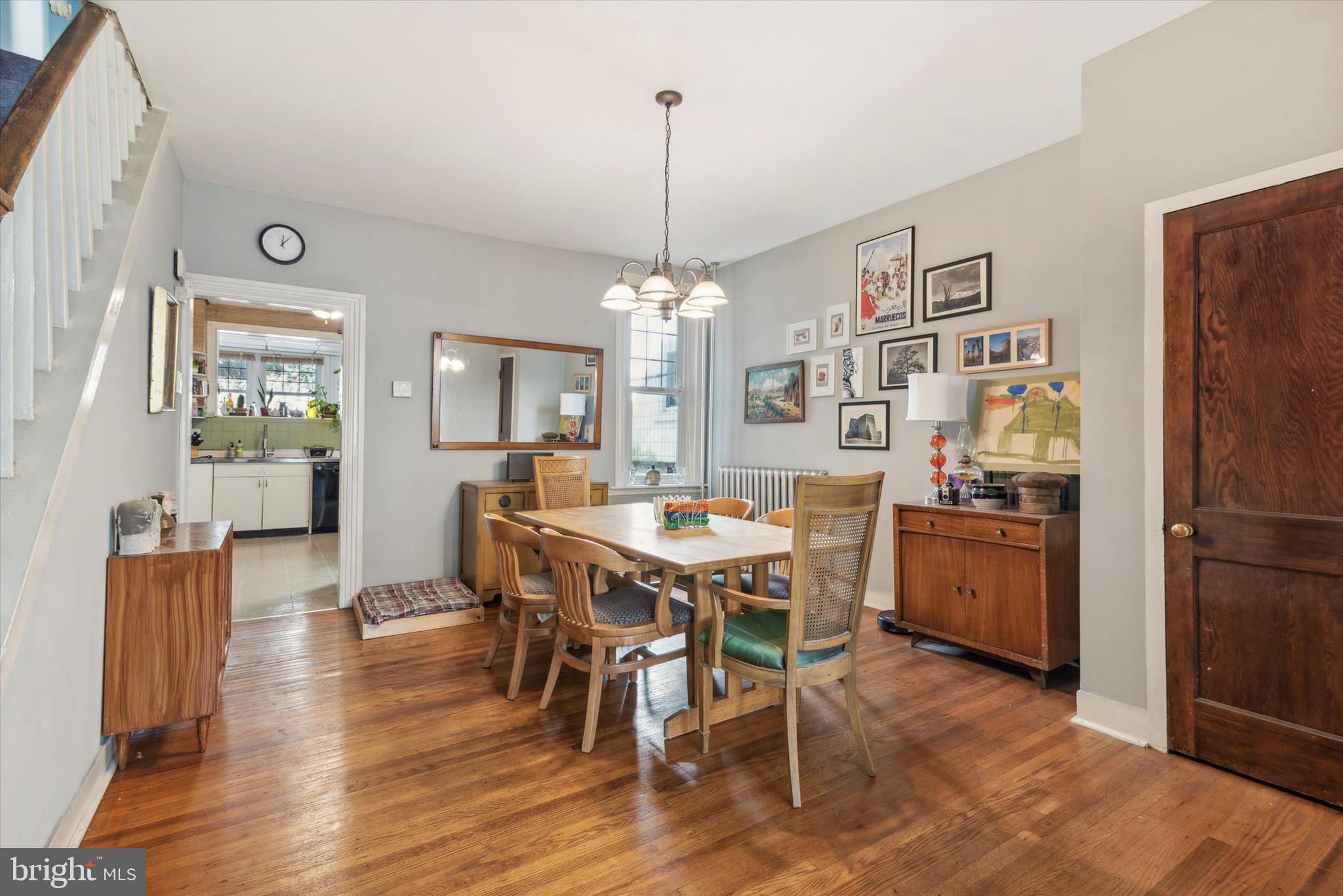 123 Kalos Street Philadelphia, PA 19128 - Photo 5 of 15 a view of a dining room with furniture window and wooden floor