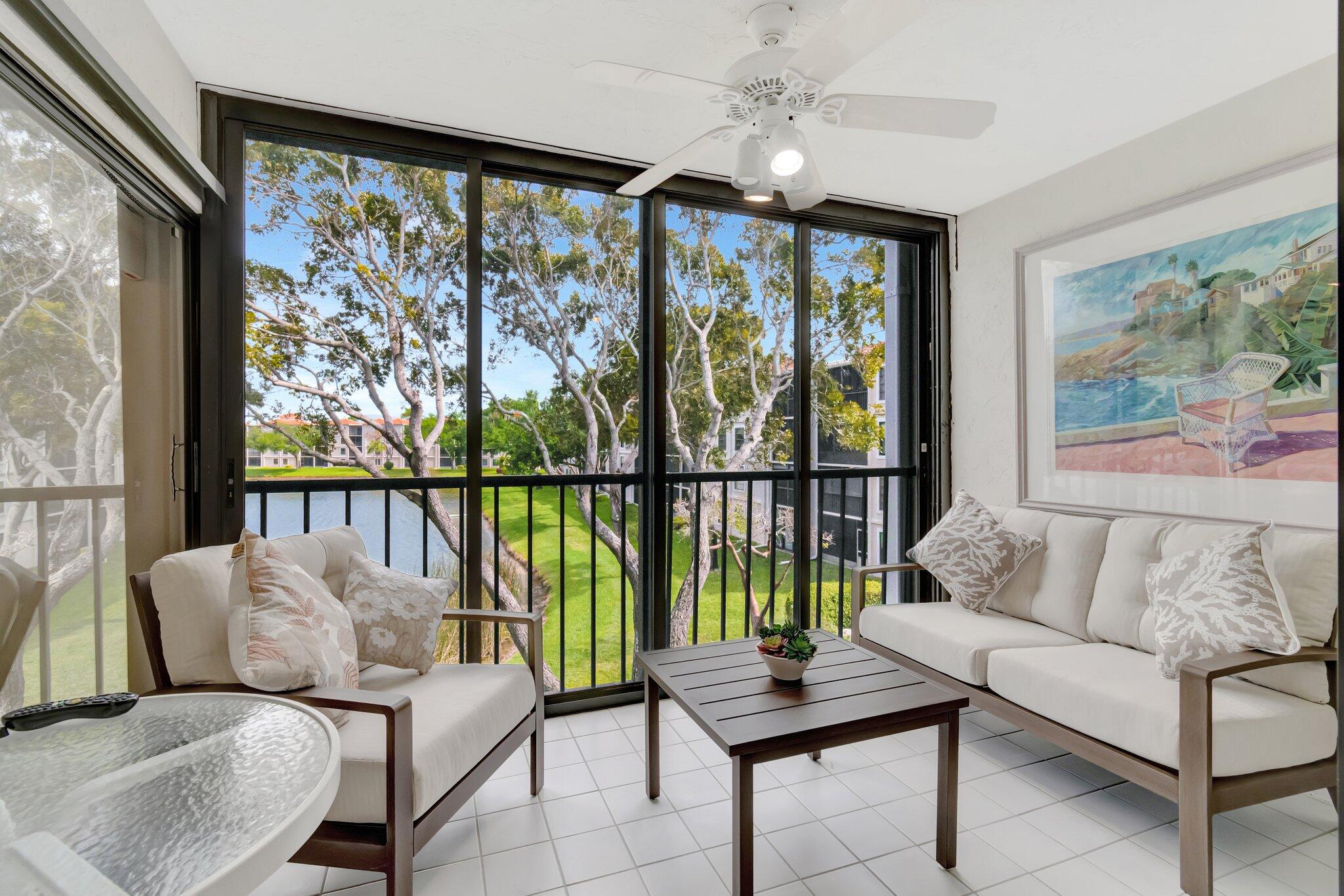 6149 Pointe Regal Circle, Unit 309 Delray Beach, FL 33484 - Photo 24 of 106 Florida Room Gorgeous Lake Views