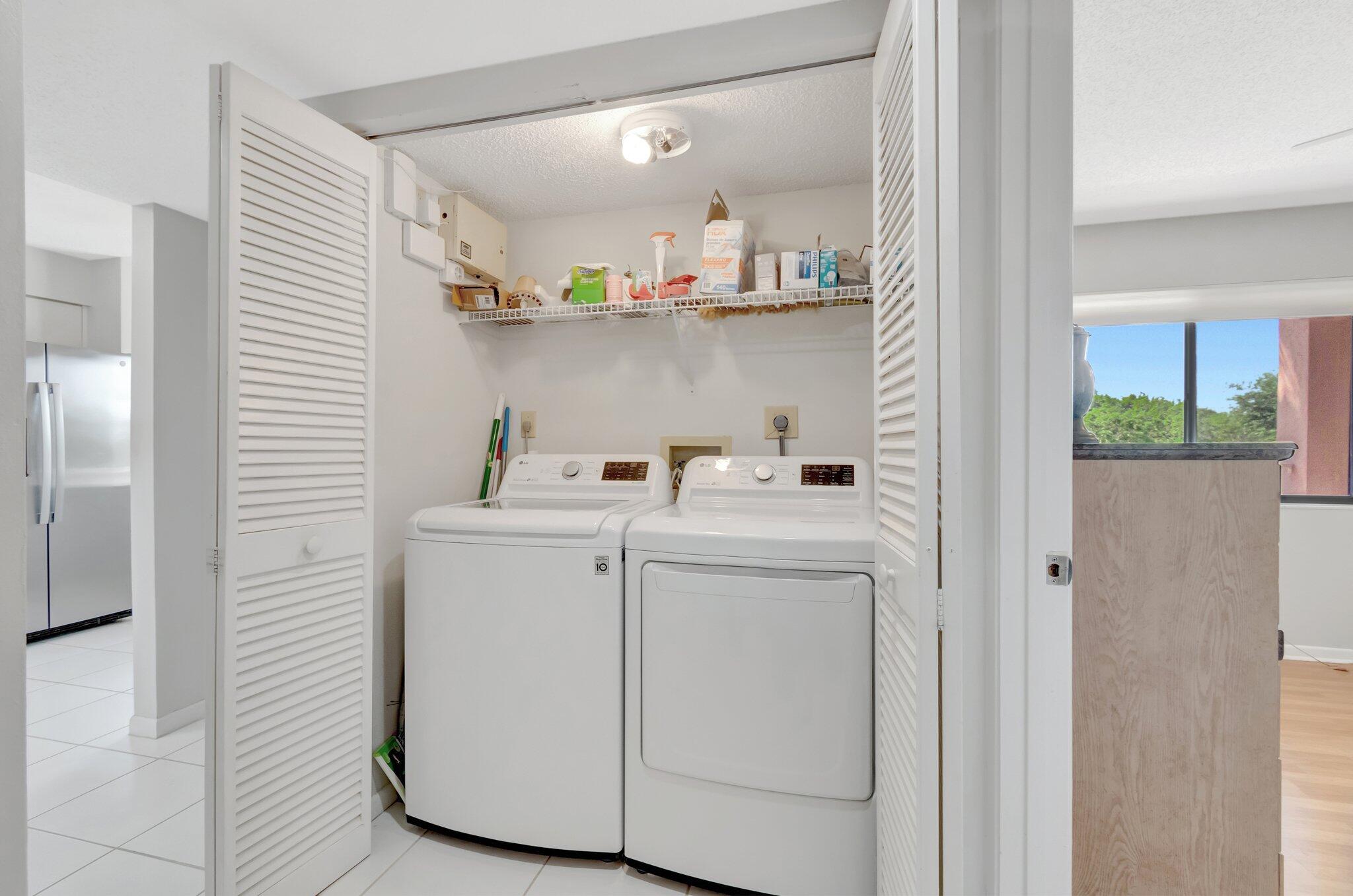 6149 Pointe Regal Circle, Unit 309 Delray Beach, FL 33484 - Photo 45 of 106 Laundry Closet