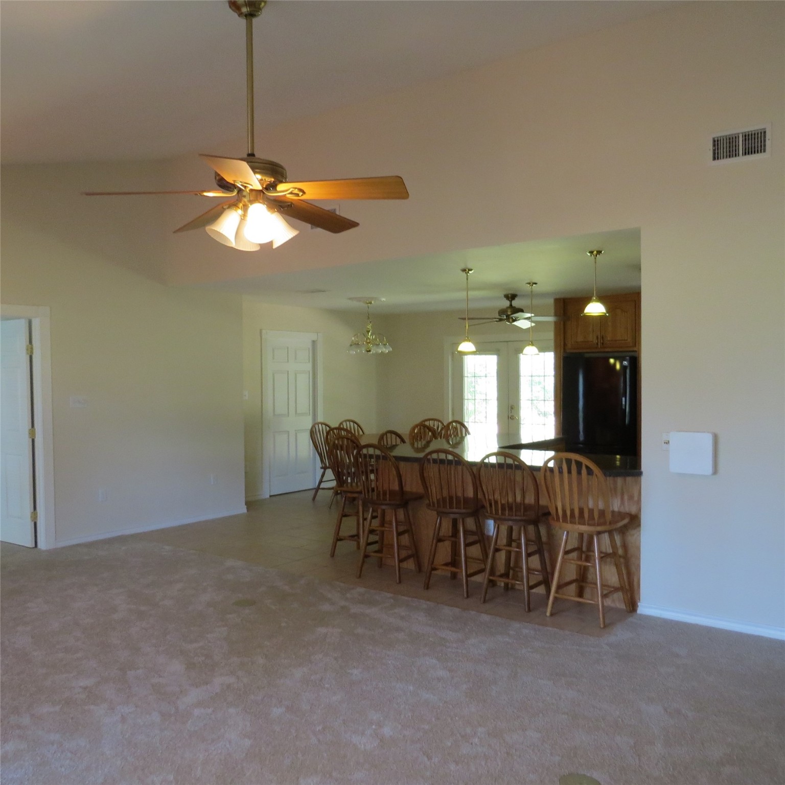 651 Sam Houston Loop Point Blank, TX 77364 - Photo 37 of 47 Livingroom looking into the kitchen/dining area