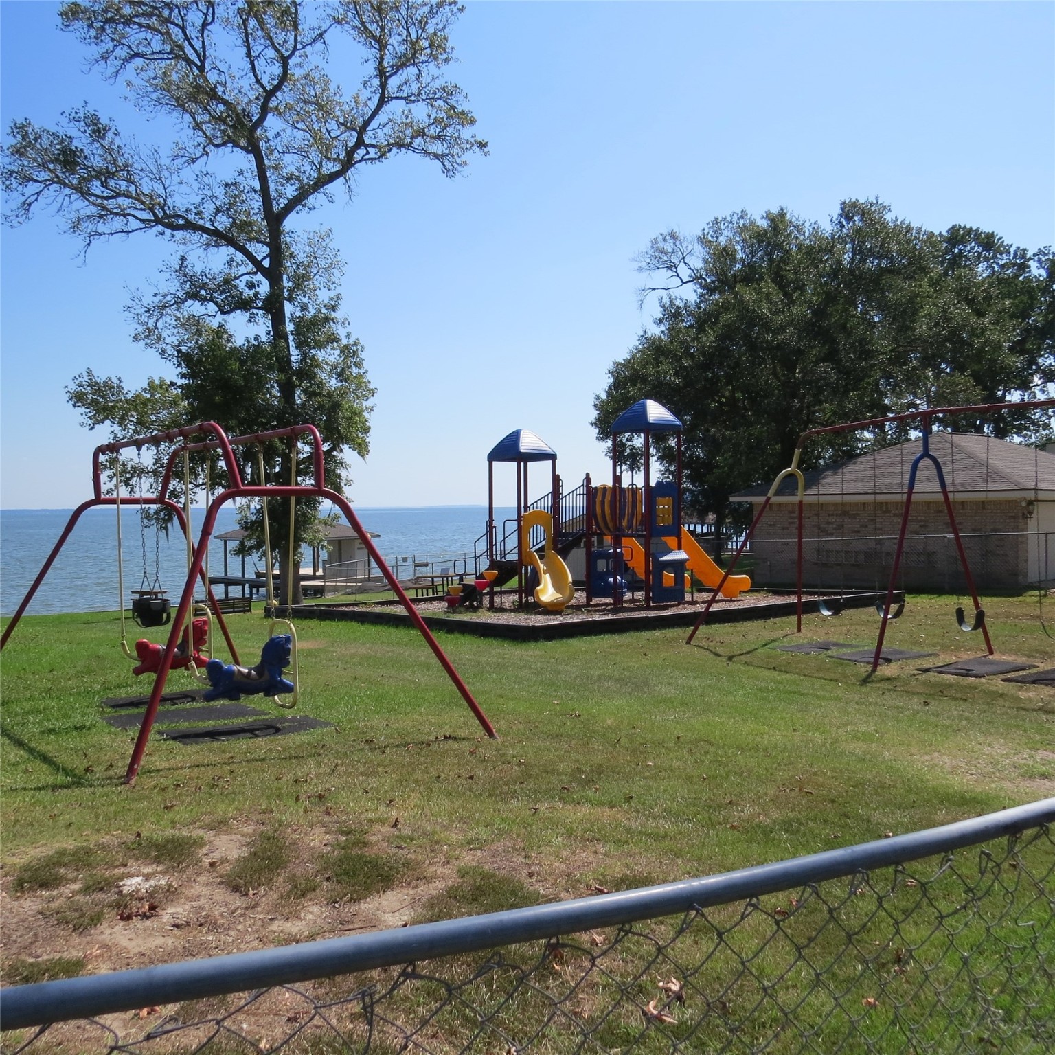 651 Sam Houston Loop Point Blank, TX 77364 - Photo 45 of 47 a view of a park with slide